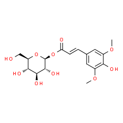 ChemSpider 2D Image | sinapoylglucose | C17H22O10