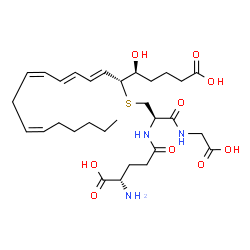 ChemSpider 2D Image | Leukotriene C4 | C30H47N3O9S