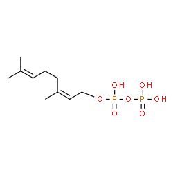 ChemSpider 2D Image | Neryl diphosphate | C10H20O7P2