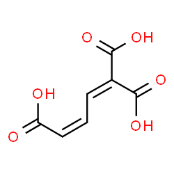 ChemSpider 2D Image | 2-carboxy-cis,cis-muconic acid | C7H6O6