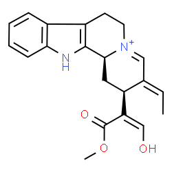 ChemSpider 2D Image | 4,21-dehydrogeissoschizine | C21H23N2O3