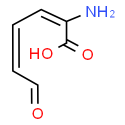 ChemSpider 2D Image | 2-Aminomuconic acid semialdehyde | C6H7NO3