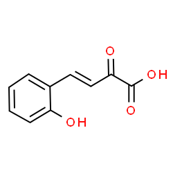 ChemSpider 2D Image | (3E)-4-(2-Hydroxyphenyl)-2-oxo-3-butenoic acid | C10H8O4