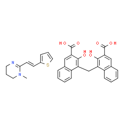 ChemSpider 2D Image | Pyrantel | C34H30N2O6S