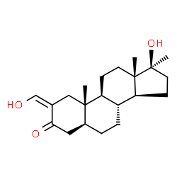 ChemSpider 2D Image | (2Z)-Oxymetholone | C21H32O3