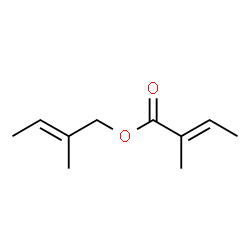 ChemSpider 2D Image | tiglyl tiglate | C10H16O2
