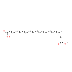 ChemSpider 2D Image | alpha-Bixin | C25H30O4