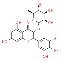 ChemSpider 2D Image | Myricitrin | C21H20O12