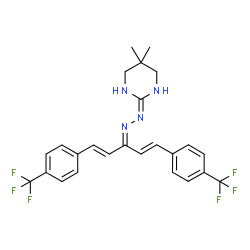 ChemSpider 2D Image | (E,E)-hydramethylnon | C25H24F6N4