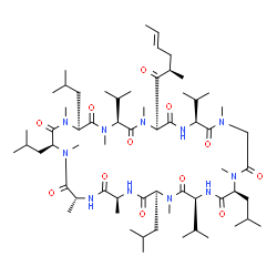 ChemSpider 2D Image | Valspodar | C63H111N11O12