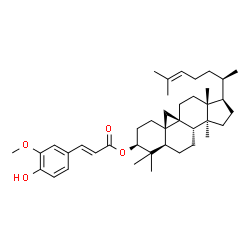 ChemSpider 2D Image | Oryzanol A | C40H58O4