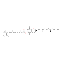 ChemSpider 2D Image | Tocoretinate (JAN) | C49H76O3