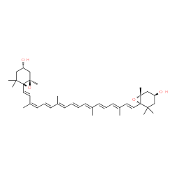ChemSpider 2D Image | 9-cis-violaxanthin | C40H56O4