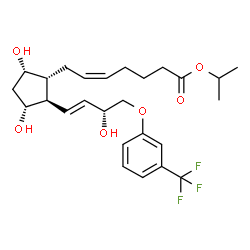 ChemSpider 2D Image | Travoprost | C26H35F3O6