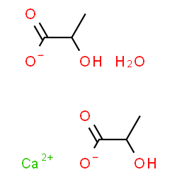 ChemSpider 2D Image | CALCIUM LACTATE MONOHYDRATE | C6H12CaO7