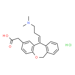ChemSpider 2D Image | Patanol | C21H24ClNO3