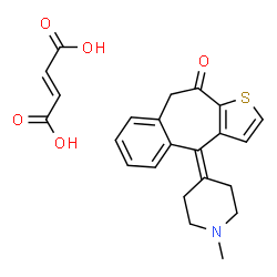 ChemSpider 2D Image | Ketotifen | C23H23NO5S