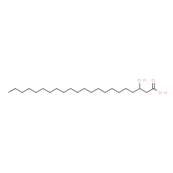 ChemSpider 2D Image | 3-Hydroxydocosanoic acid | C22H44O3