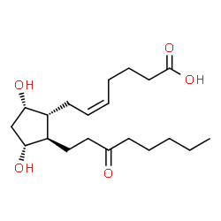 ChemSpider 2D Image | 13,14-dihydro-15-keto PGF2a | C20H34O5