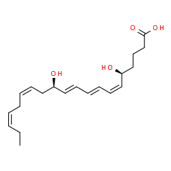 ChemSpider 2D Image | Leukotriene B5 | C20H30O4