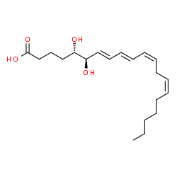ChemSpider 2D Image | 5(S),6(R)-DiHETE | C20H32O4
