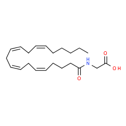 ChemSpider 2D Image | N-Arachidonylglycine | C22H35NO3