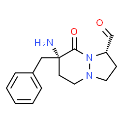 ChemSpider 2D Image | 3-AMINO-3-BENZYL-9-CARBOXAMIDE[4.3.0]BICYCLO-1,6-DIAZANONAN-2-ONE | C15H19N3O2