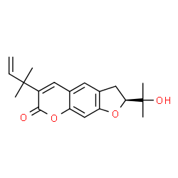 ChemSpider 2D Image | (+)-rutamarin alcohol | C19H22O4