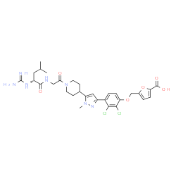ChemSpider 2D Image | SP-4206 | C30H37Cl2N7O6