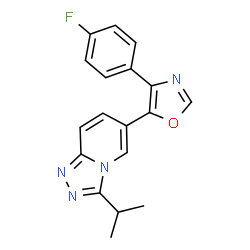 ChemSpider 2D Image | triazolopyridine | C18H15FN4O