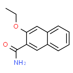 ChemSpider 2D Image | 3-Ethoxy-2-naphthamide | C13H13NO2
