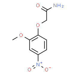 ChemSpider 2D Image | 2-(2-Methoxy-4-nitrophenoxy)acetamide | C9H10N2O5