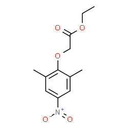 ChemSpider 2D Image | Ethyl (2,6-dimethyl-4-nitrophenoxy)acetate | C12H15NO5