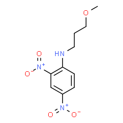 ChemSpider 2D Image | N-(3-Methoxypropyl)-2,4-dinitroaniline | C10H13N3O5
