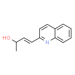 ChemSpider 2D Image | (3E)-4-(2-Quinolinyl)-3-buten-2-ol | C13H13NO