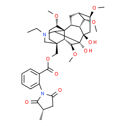 ChemSpider 2D Image | methyllycaconitine | C37H50N2O10