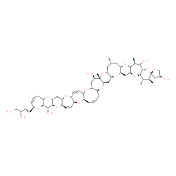 ChemSpider 2D Image | Pacific ciguatoxin 1 | C60H86O19