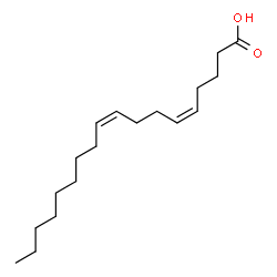 ChemSpider 2D Image | (5Z,9Z)-5,9-Octadecadienoic acid | C18H32O2