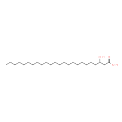ChemSpider 2D Image | 3-hydroxy Lignoceric Acid | C24H48O3