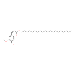 ChemSpider 2D Image | Icosyl (2Z)-3-(4-hydroxy-3-methoxyphenyl)acrylate | C30H50O4