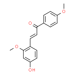 ChemSpider 2D Image | 4-Hydroxy-2,4'-dimethoxychalcone | C17H16O4