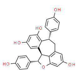 ChemSpider 2D Image | Ampelopsin B | C28H22O6