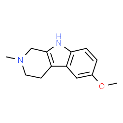 ChemSpider 2D Image | 2-Methyl-6-methoxy-1,2,3,4-tetrahydro-beta-carboline | C13H16N2O