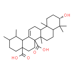 ChemSpider 2D Image | (3alpha)-3-Hydroxyurs-12-ene-27,28-dioic acid | C30H46O5