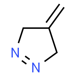 ChemSpider 2D Image | 4,5-Dihydro-4-methylene-3H-pyrazole | C4H6N2