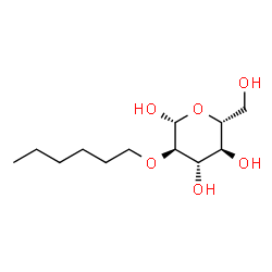 ChemSpider 2D Image | 2-O-Hexyl-beta-D-glucopyranose | C12H24O6