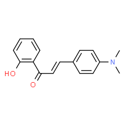 ChemSpider 2D Image | 2-Propen-1-one, 3-[4- (dimethylamino)phenyl]-1-(2-hydroxyphenyl)- | C17H17NO2