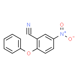 ChemSpider 2D Image | 5-Nitro-2-phenoxybenzonitrile | C13H8N2O3