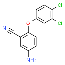 ChemSpider 2D Image | 5-Amino-2-(3,4-dichlorophenoxy)benzonitrile | C13H8Cl2N2O