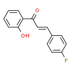 ChemSpider 2D Image | (2E)-3-(4-Fluorophenyl)-1-(2-hydroxyphenyl)-2-propen-1-one | C15H11FO2
